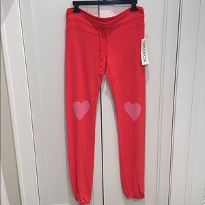 WILDFOX heart joggers